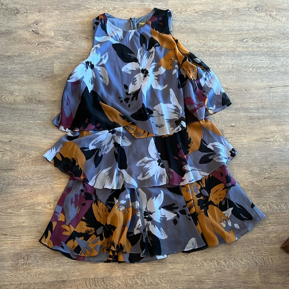 Taylor Floral Layered Wedding Guest Dress